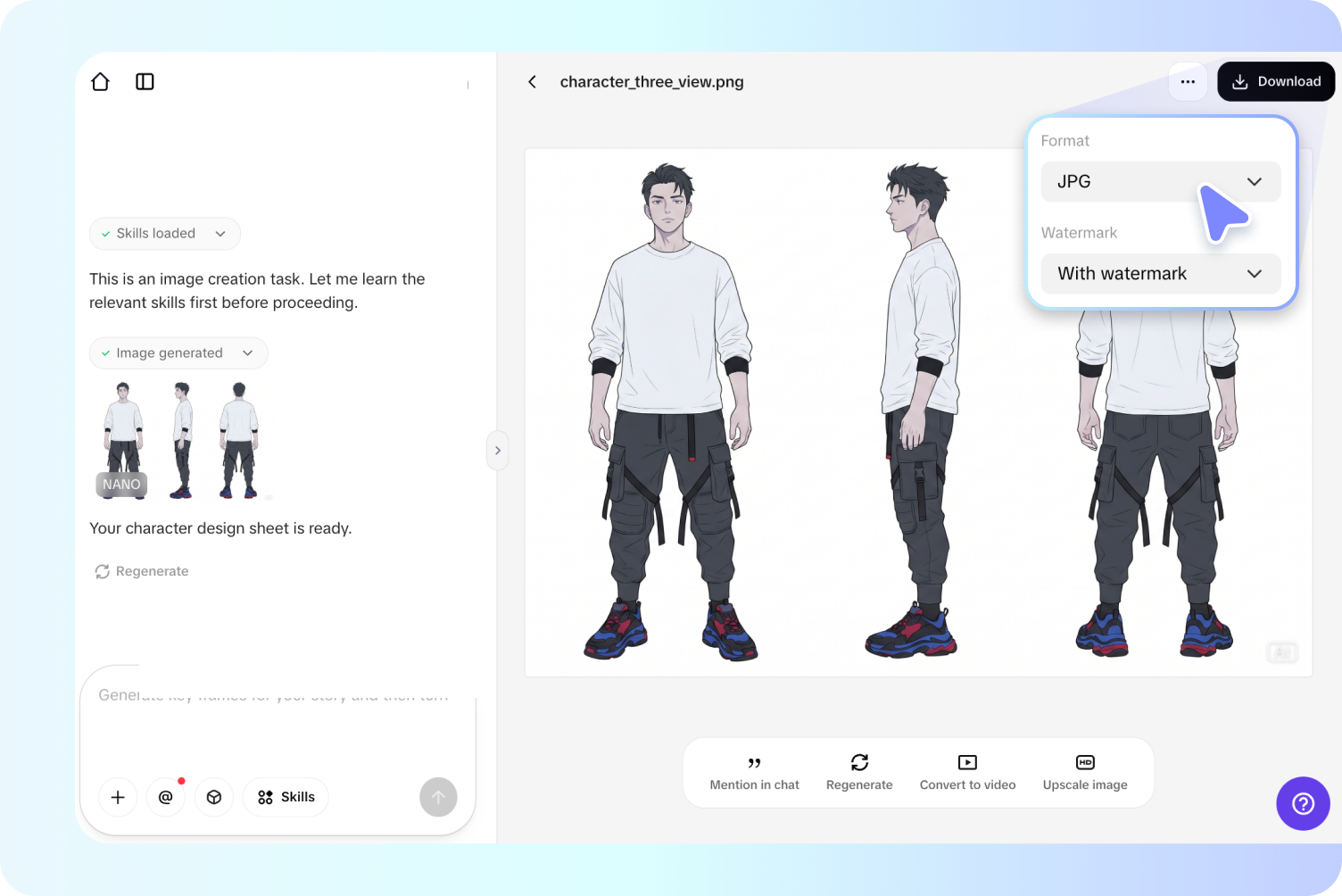 Step 3: Review and download your sheet