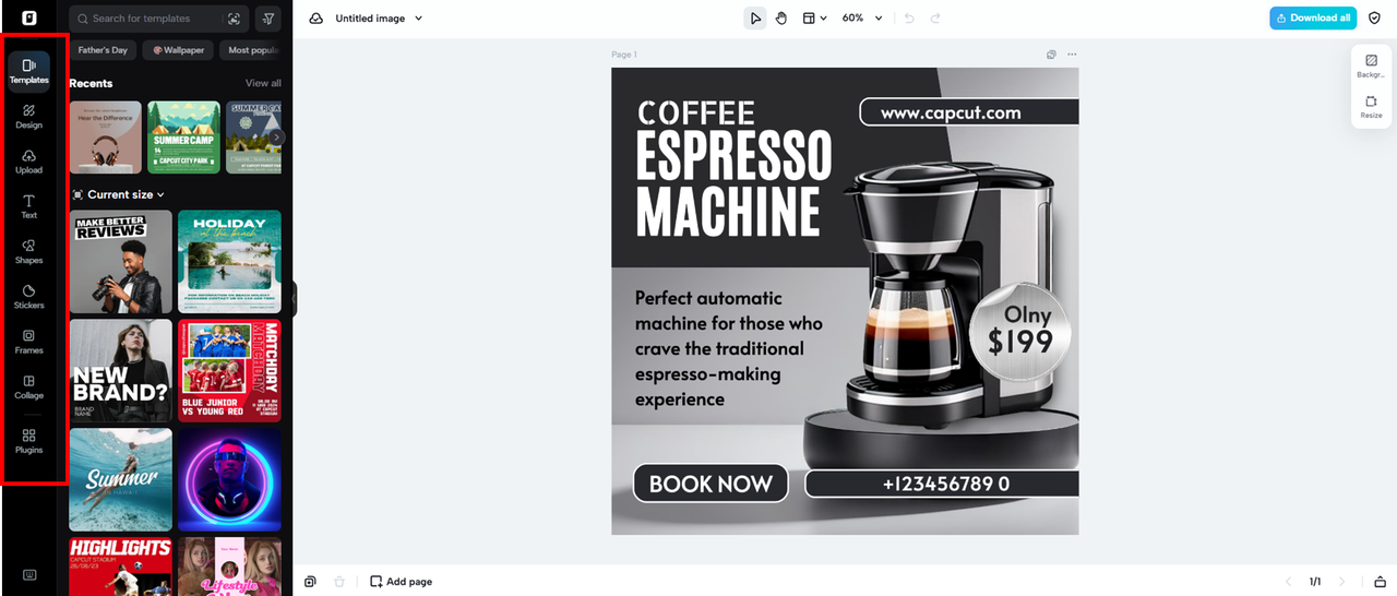 Pumili ng template at i-customize