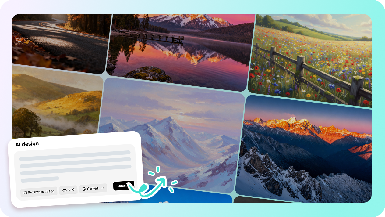 AI-powered scenery generation