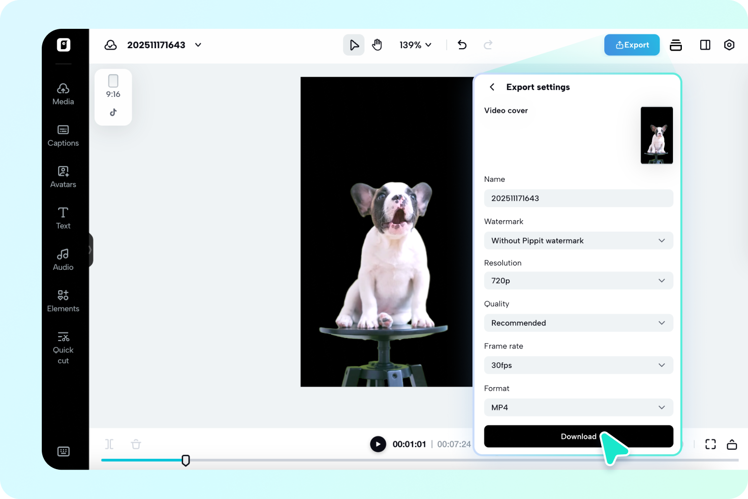 แก้ไข &amp; ส่งออก
