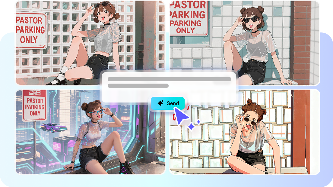 Explore diverse anime styles from fantasy to cinematic