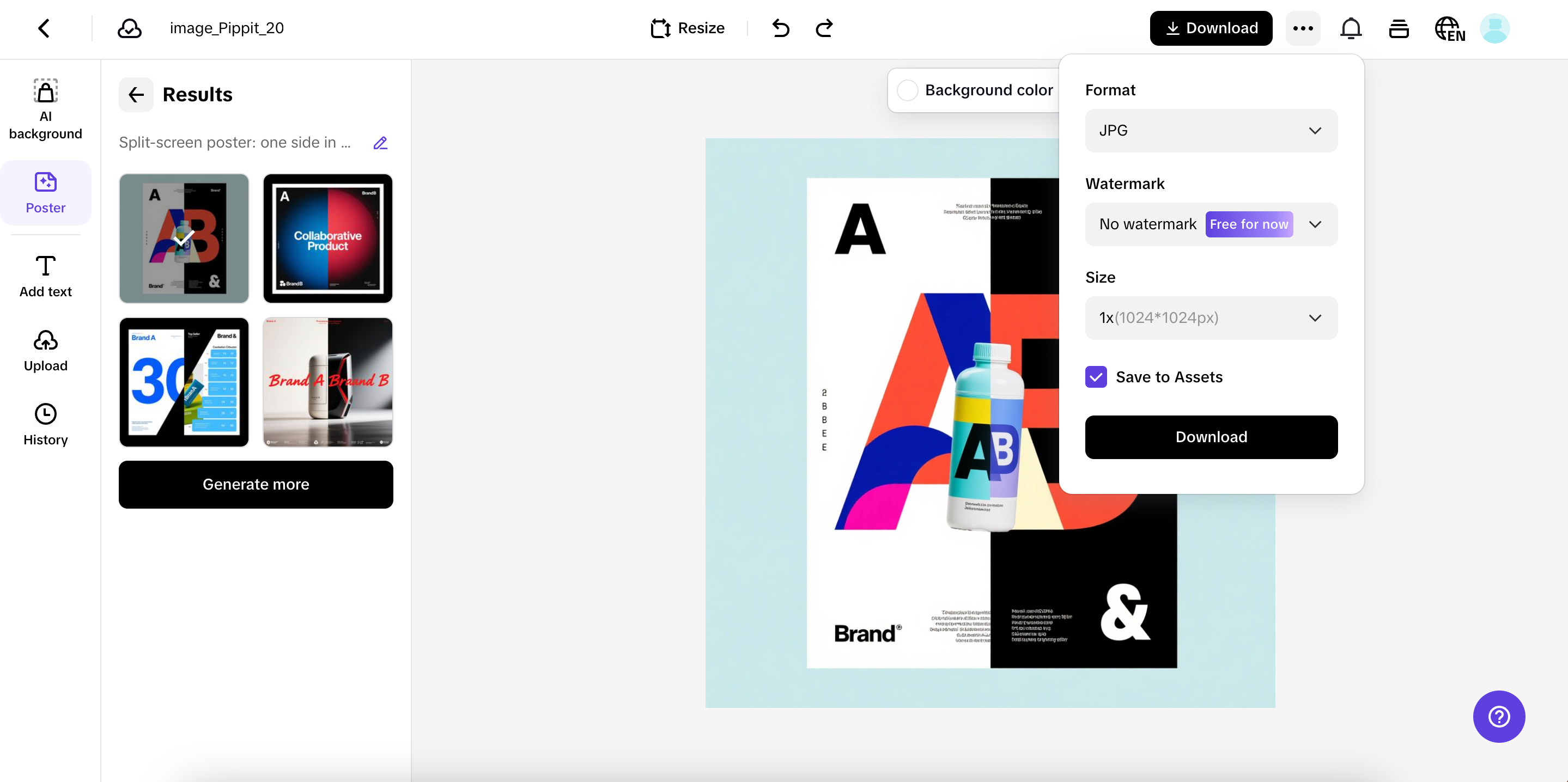 Export and share it