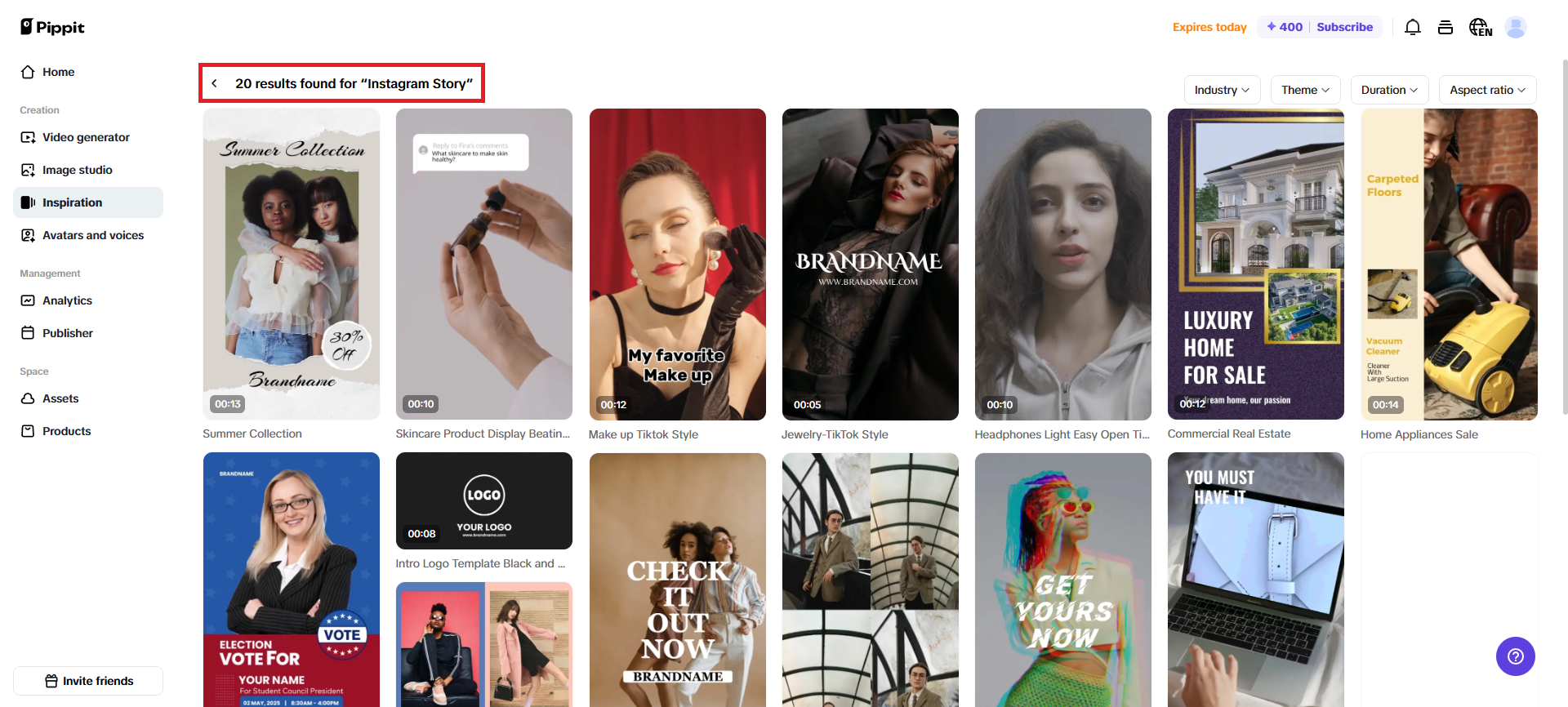 Templates de Histórias do Instagram bem projetados para uso imediato