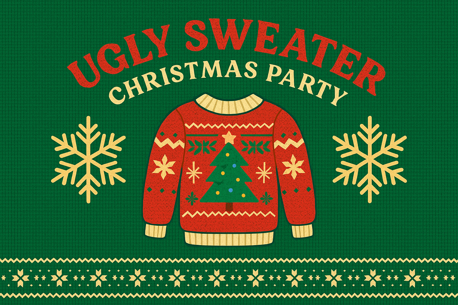 The "Ugly sweater" theme