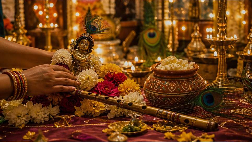 Janmashtami AI Video Prompts - Dahi Handi Motion
