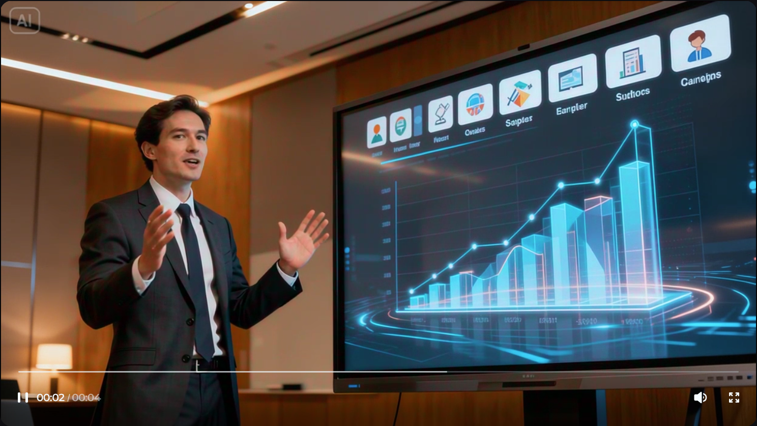 Video educativo di leadership di pensiero