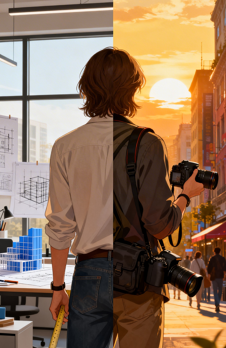 half half ai job trend background 