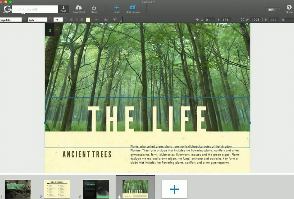 FlowVellaインターフェース