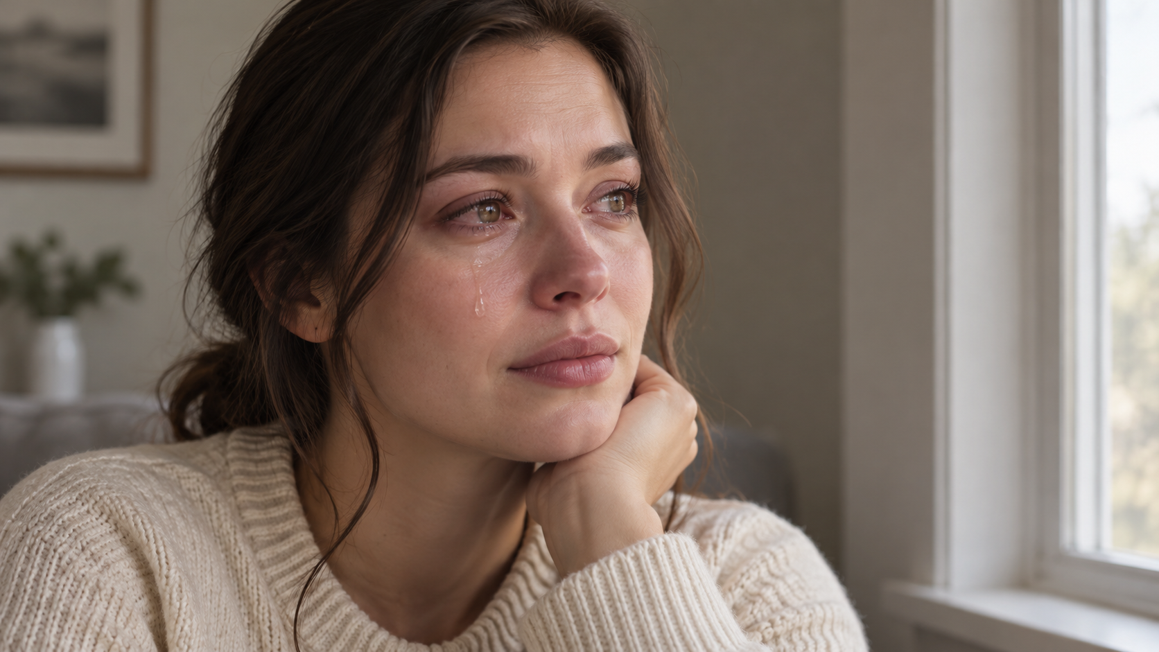 capcut crying ai video prompt example created for the Dreamina guide