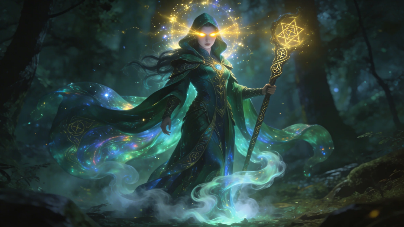 幻想的な肖像画のイメージ