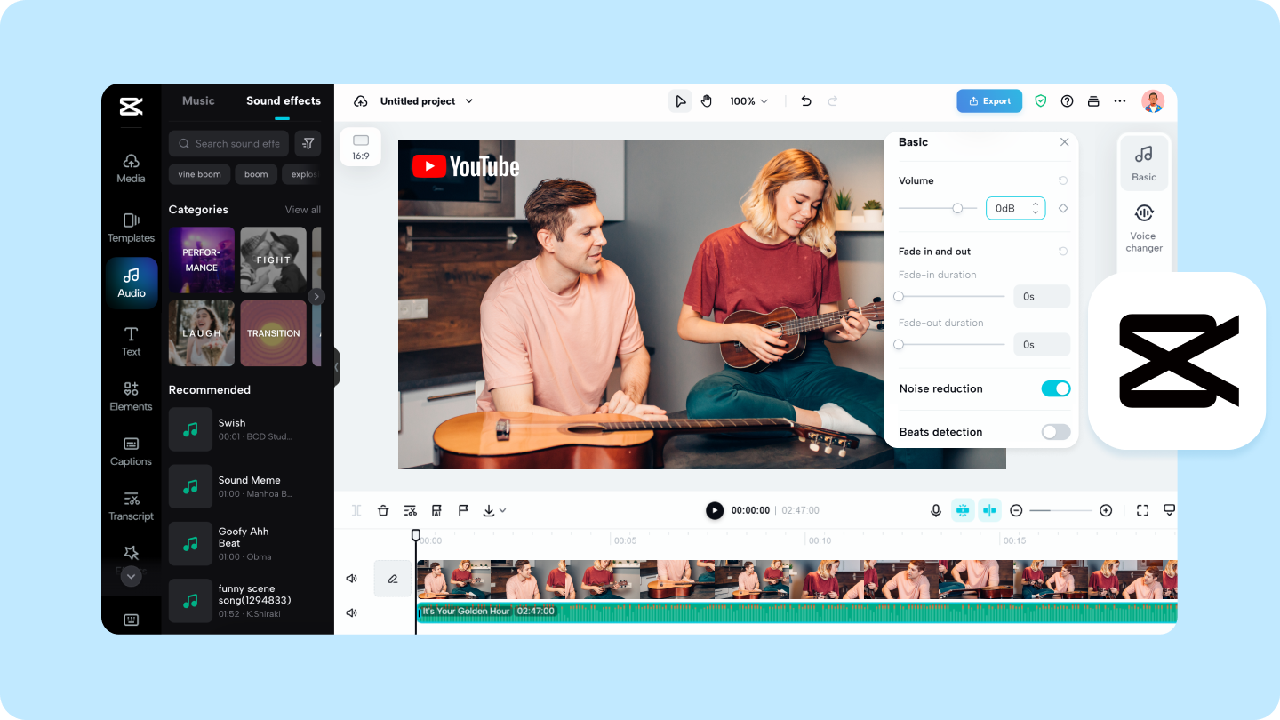 YouTube 비디오를 위한 최고의 음향 효과 | 무료 다운로드 