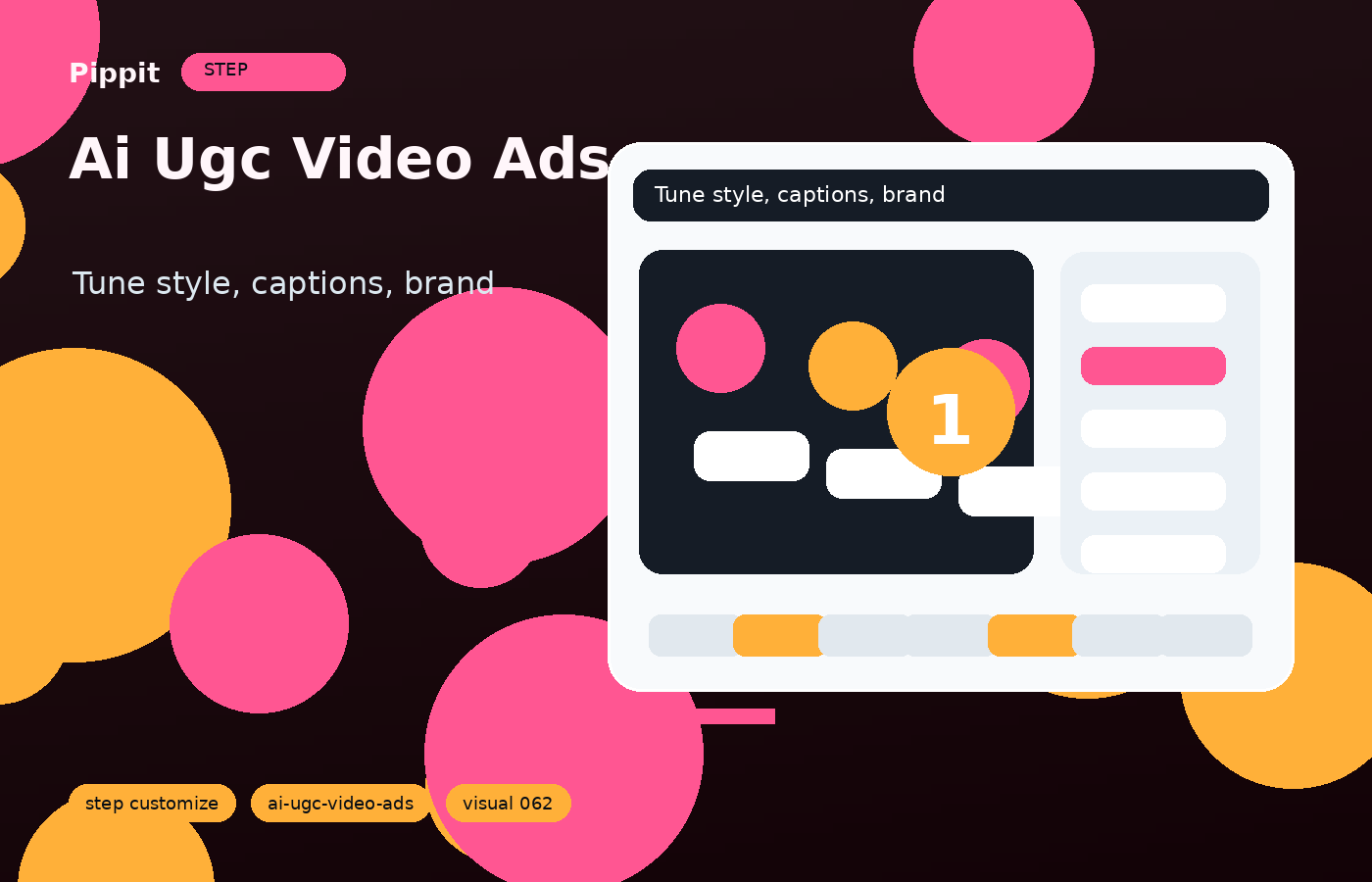 ai ugc video ads customization workflow in Pippit