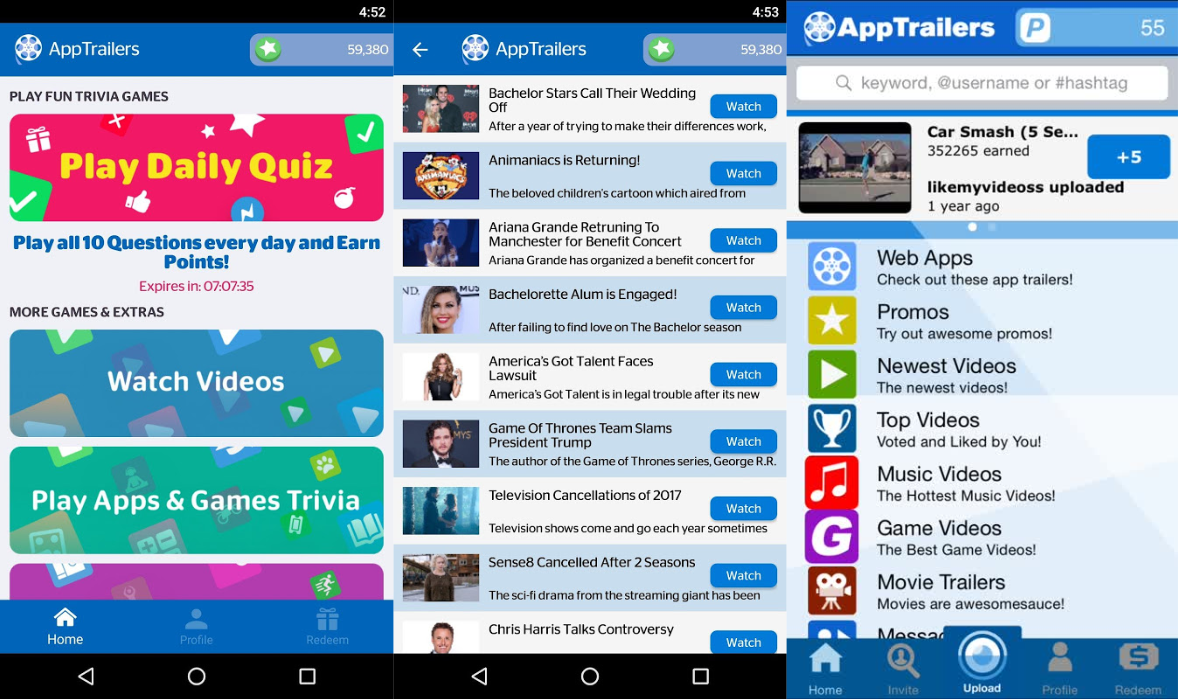 Rozhraní App přívěsů - další způsob, jak vydělat peníze sledováním kotoučů