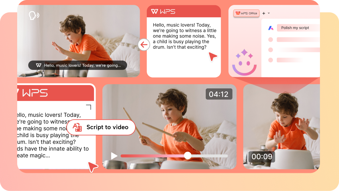 Enhance content production with WPS Office and CapCut
