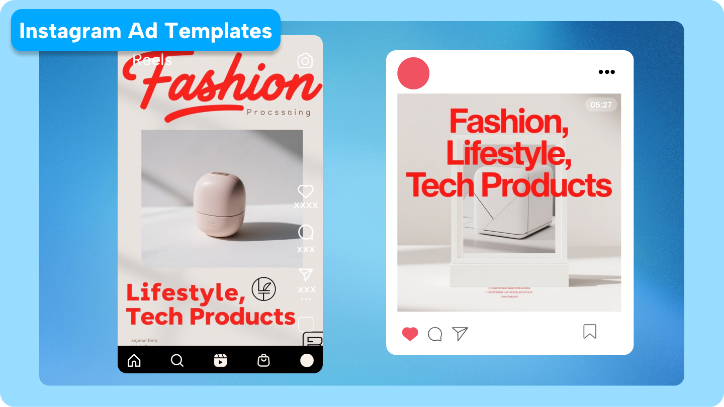 instagram ad template
