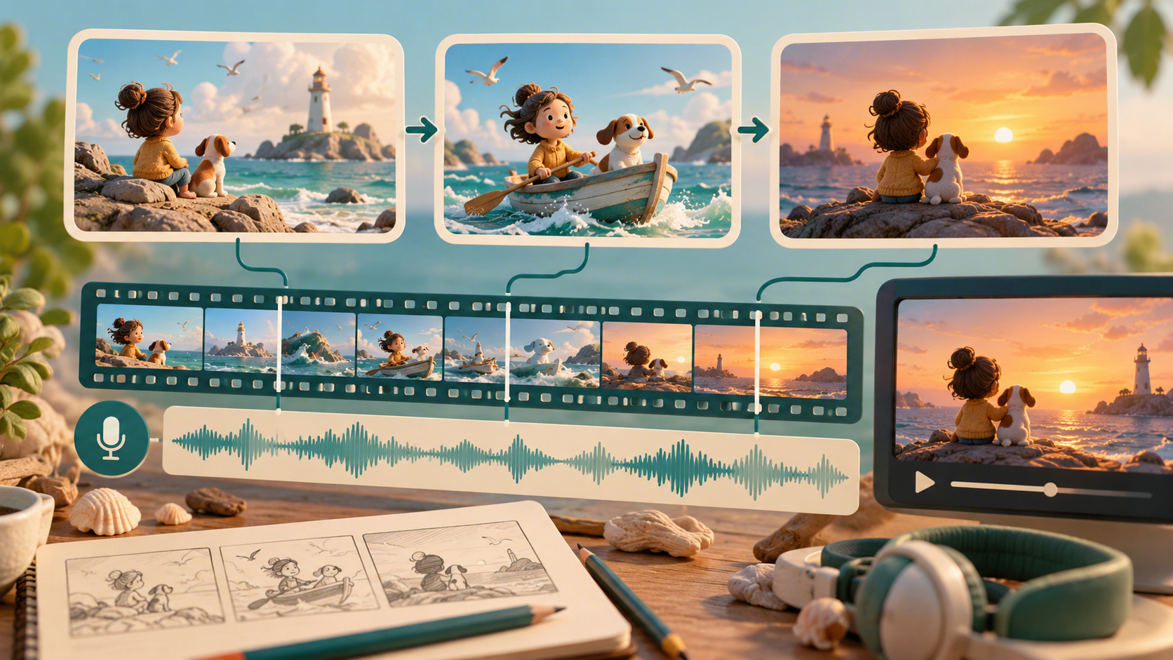 How to Make an AI Video With Shots, Sound, and a Story