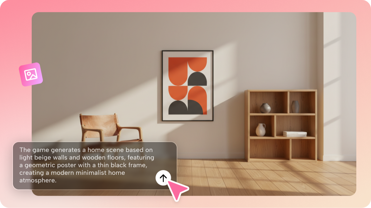 Generate poster mockups from text description alone