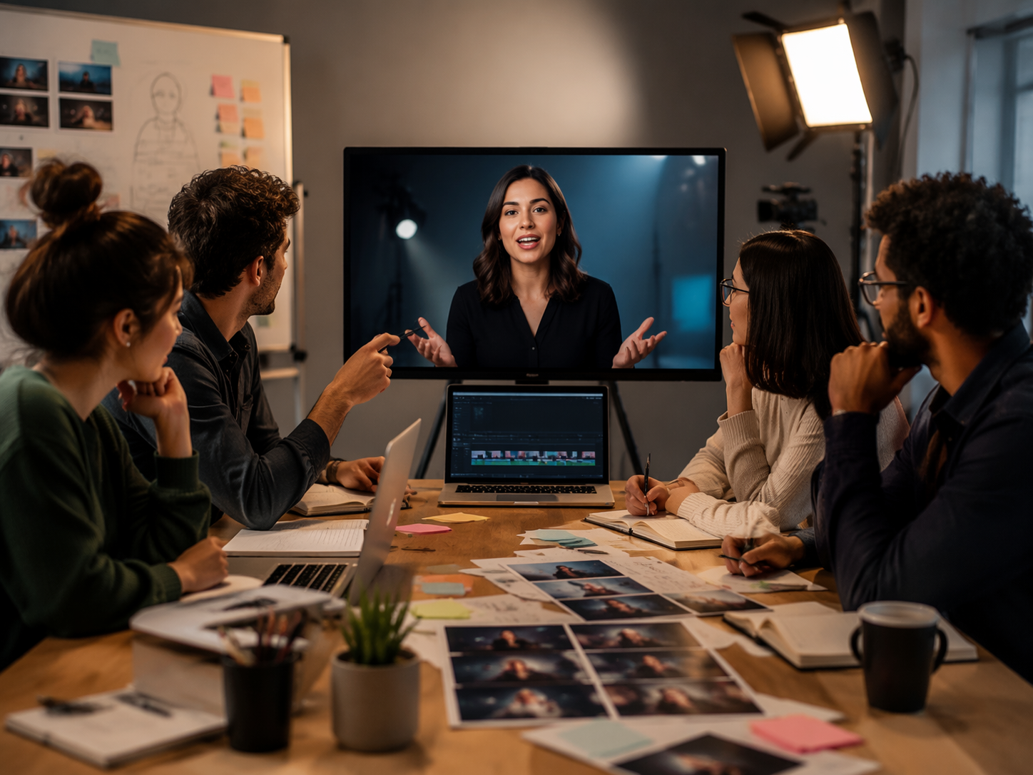 marketing video lip sync prompt-led lip sync control