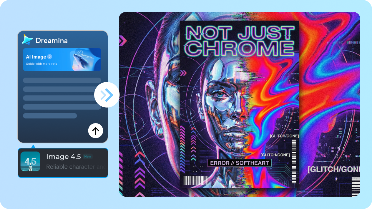 afbeeldingen omzetten in unieke posterontwerpen