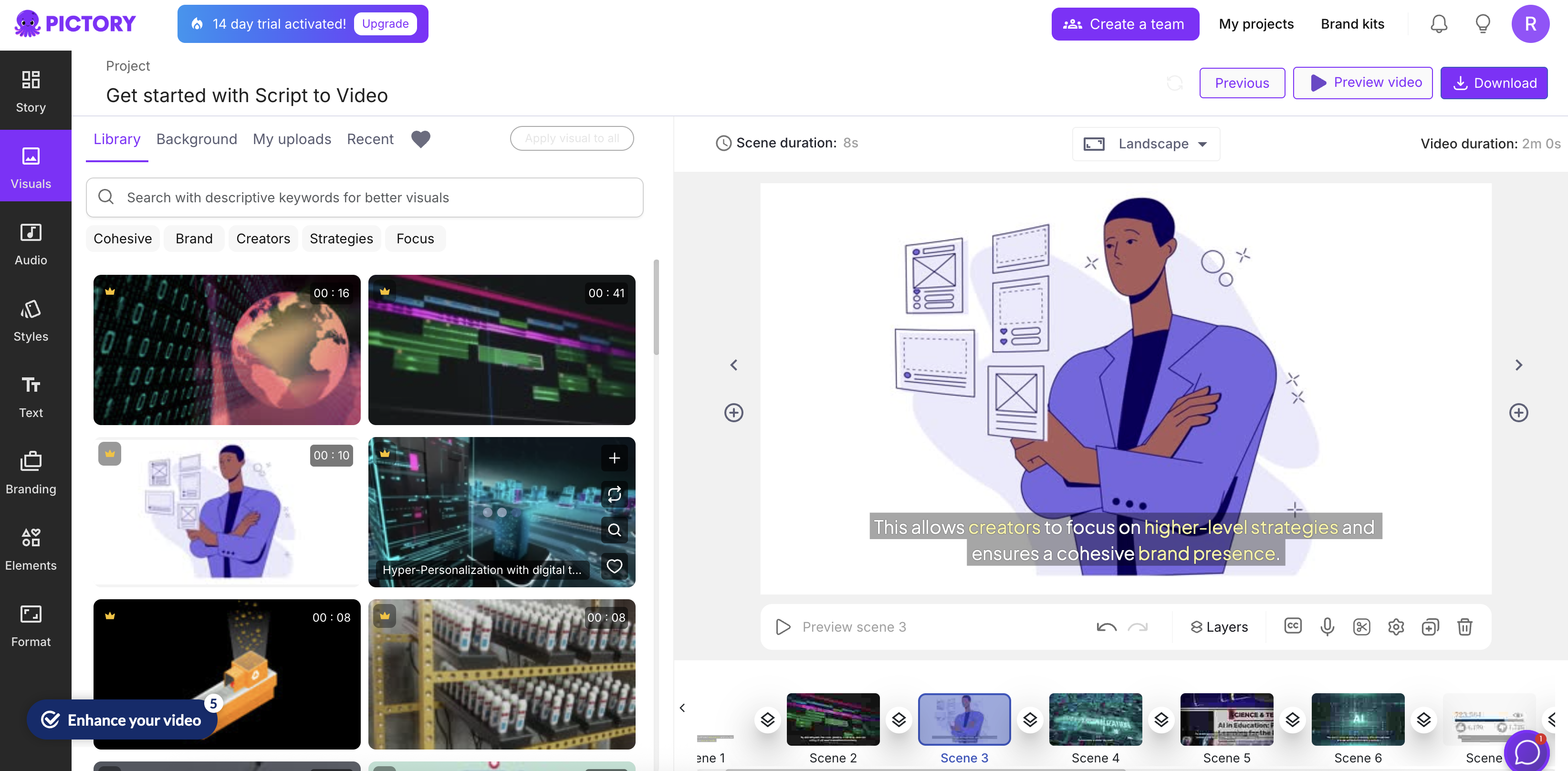 Pictory AI training video maker