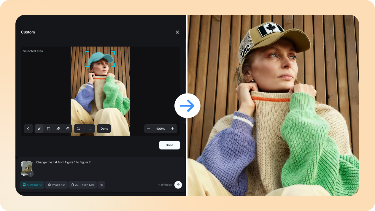  edited virtual try on