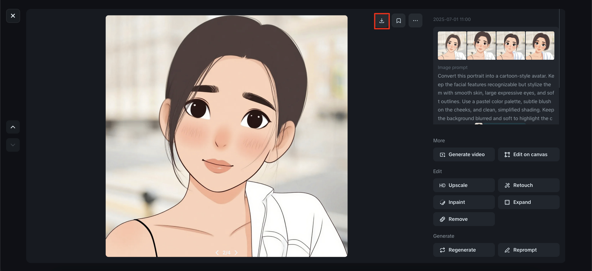 how to create cartoon profile picture