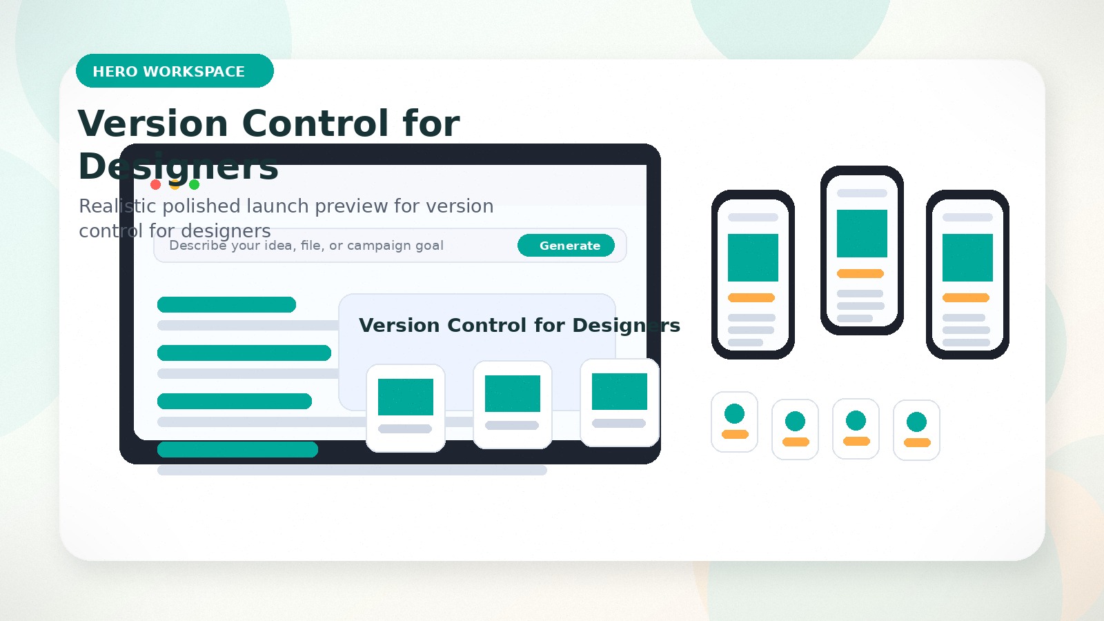 Version Control For Designers Generator | AI Ai Design Tool | Pippit