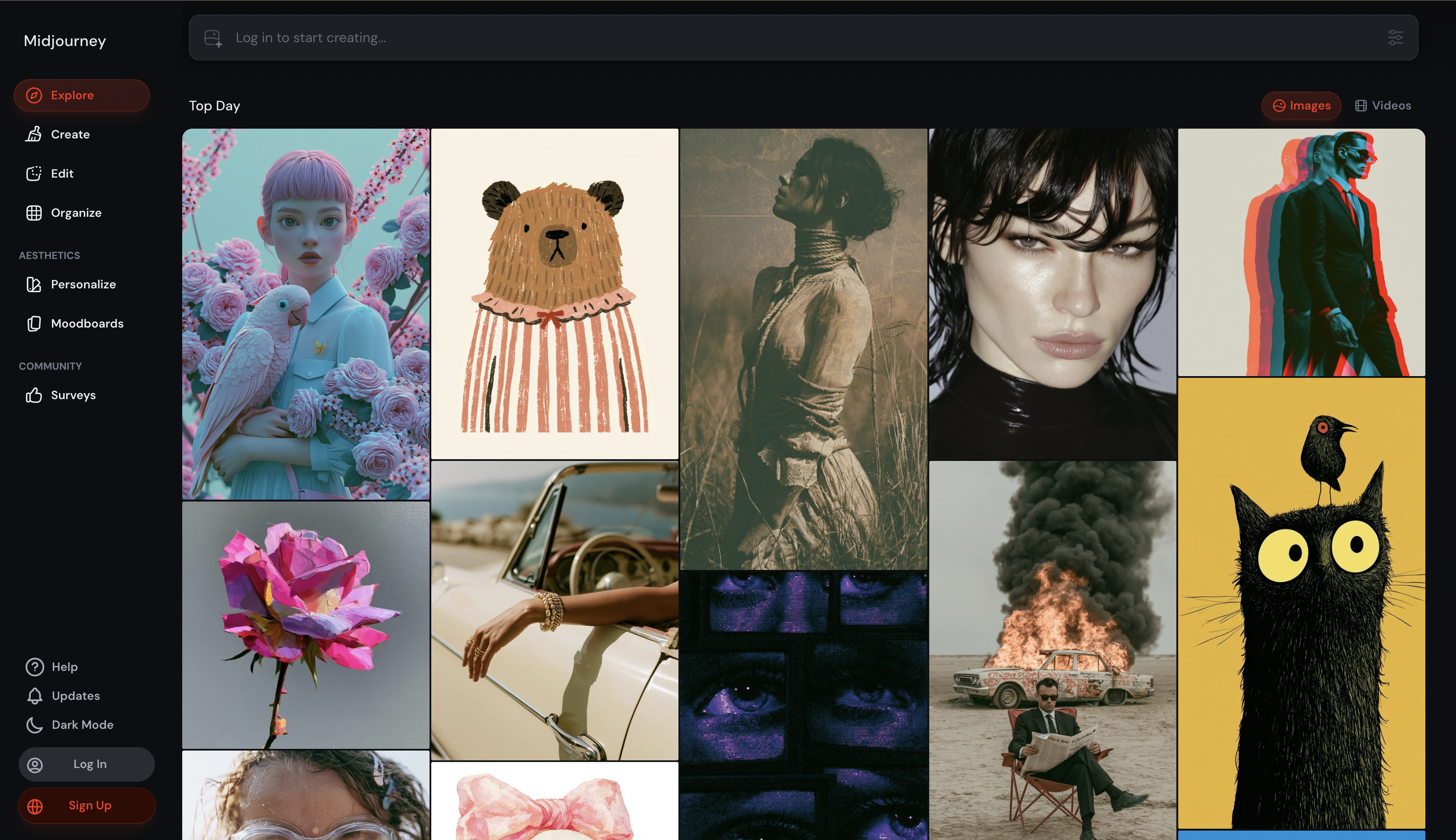 Interface de meio de viagem