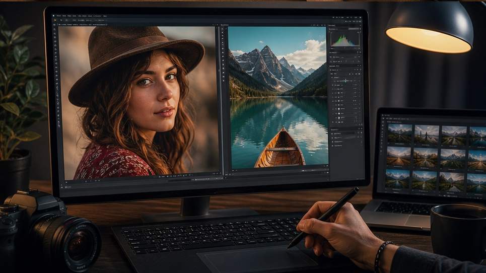 travel portrait prompt planning and scenic image creation visual