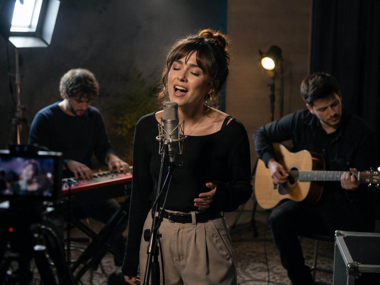 Dreamina Musik Leistung Lippensynchronisation AI prompt Beispiel 3