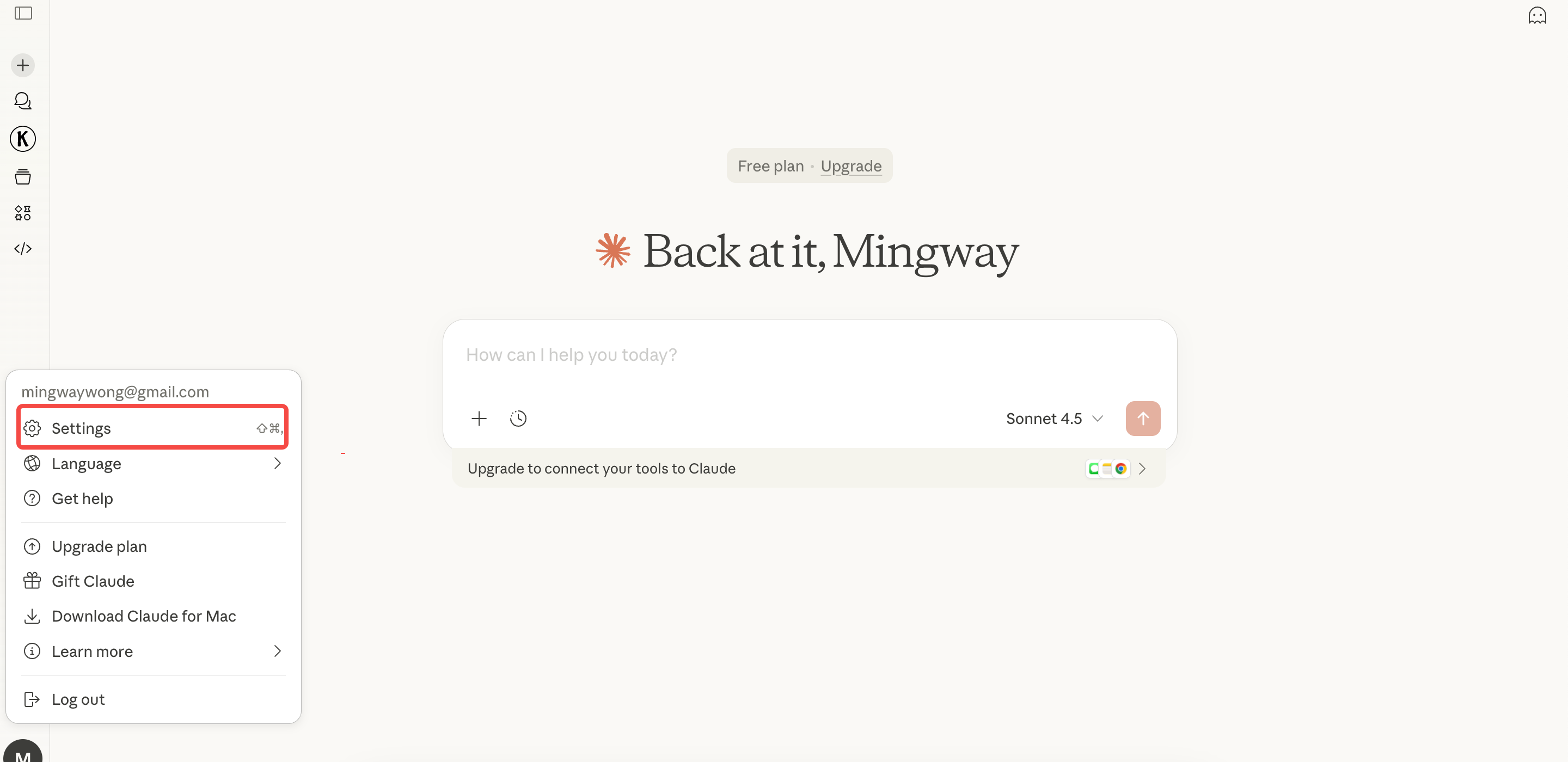 Accede a Claude para comenzar