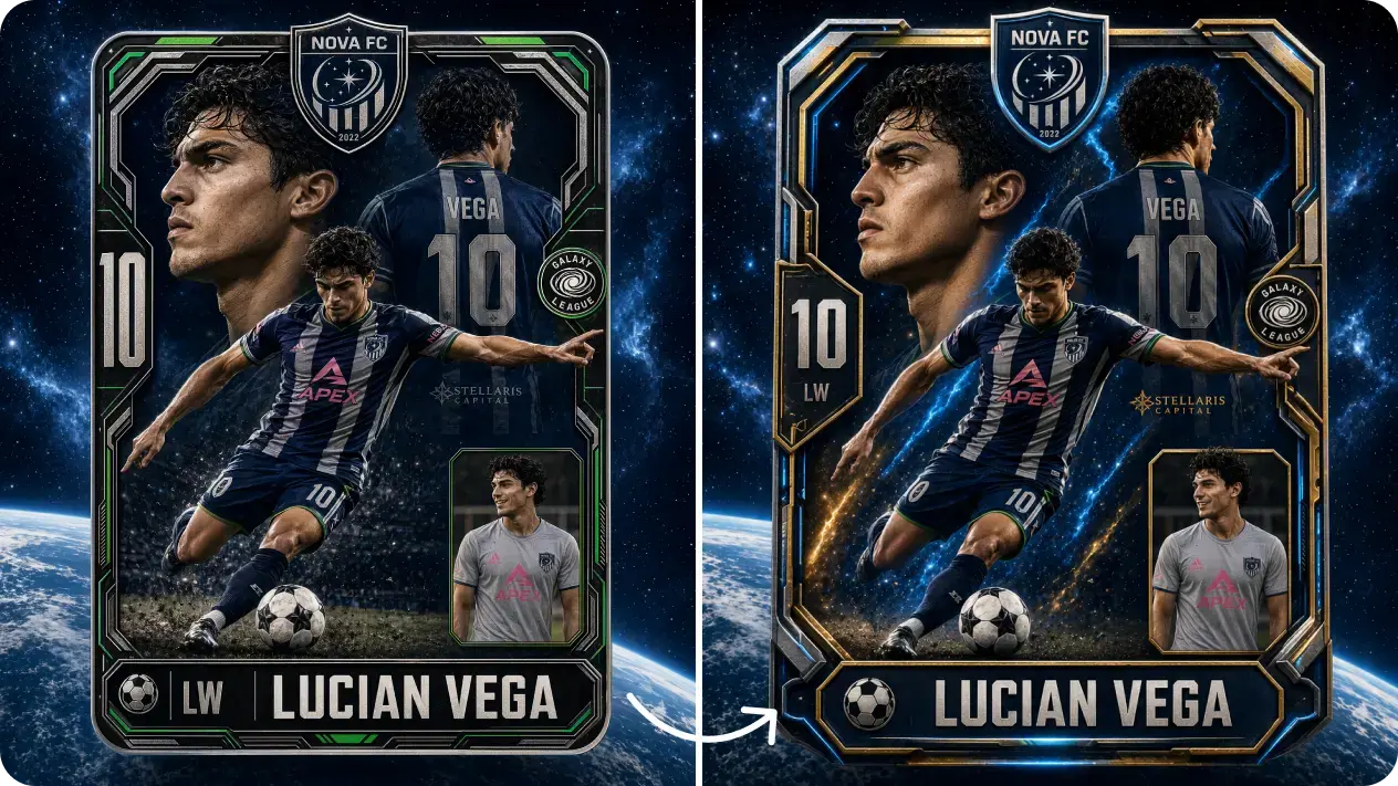 Generate multiple card variations with an AI Agent