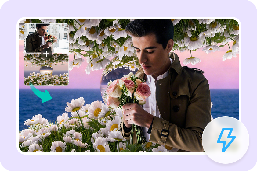 Fast image overlay creation using CapCut1