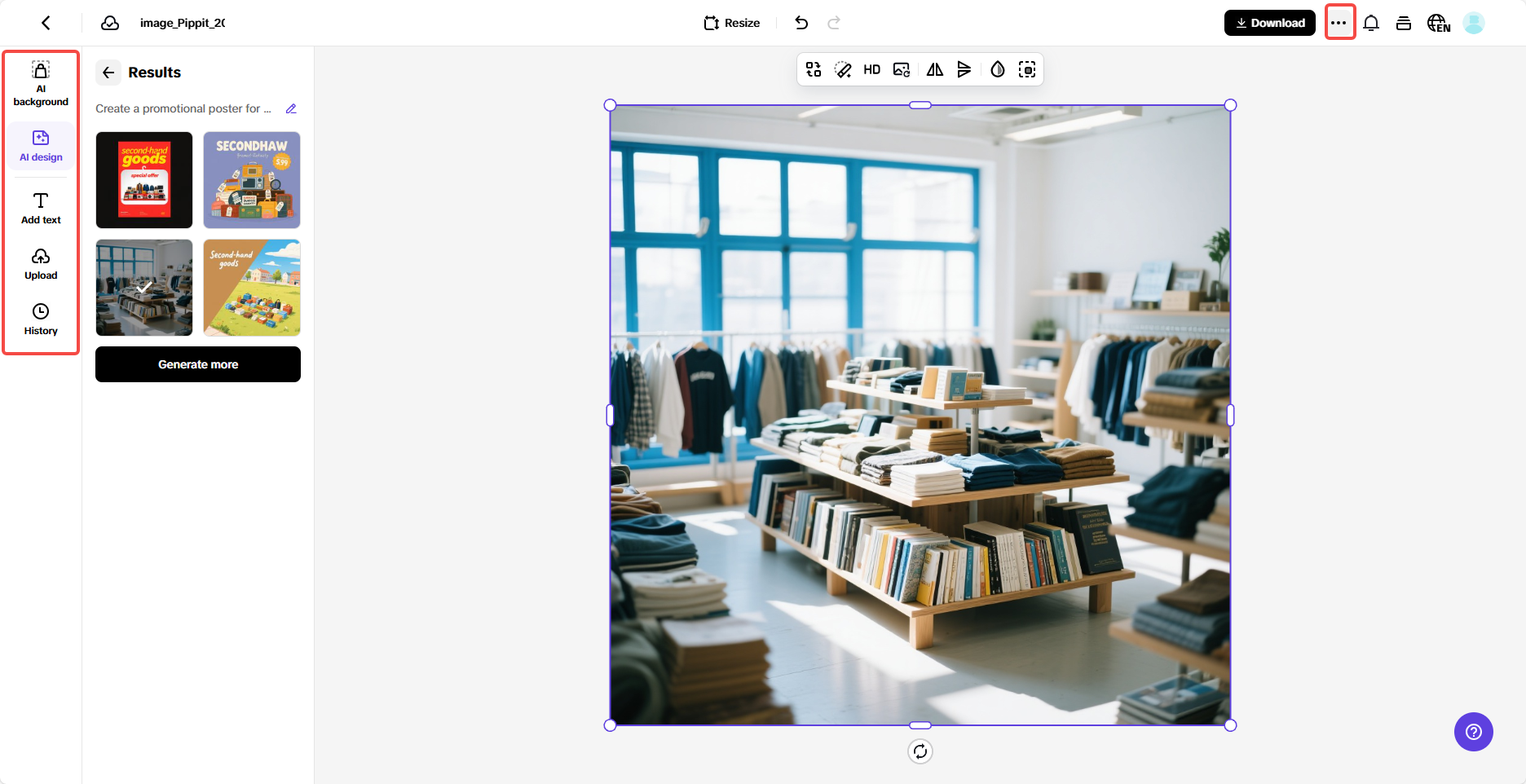 Personalize your poster