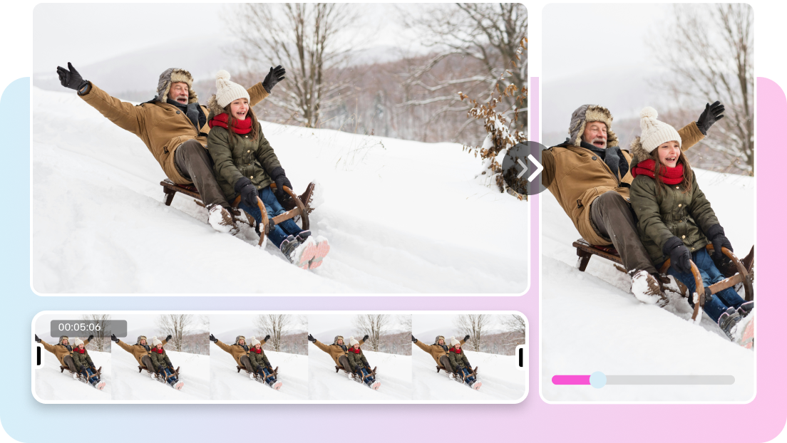 Memperluaskan nisbah aspek video