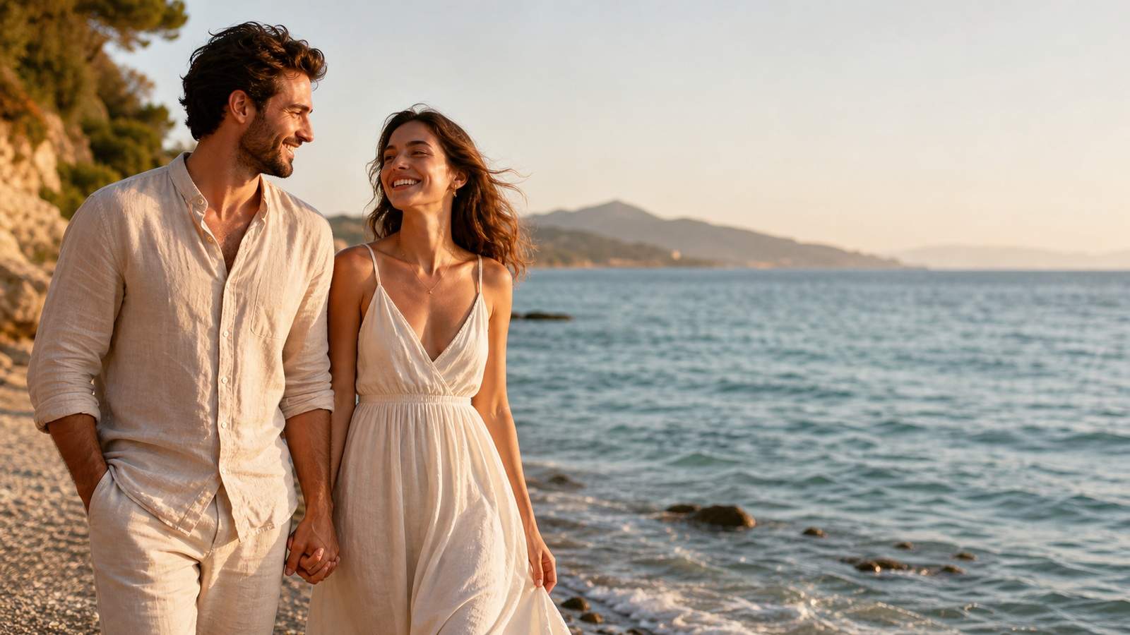 Summer Couple Template example created for Dreamina
