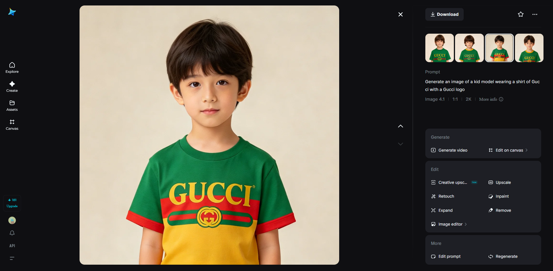 Instant recognition of logos, labels, and prints