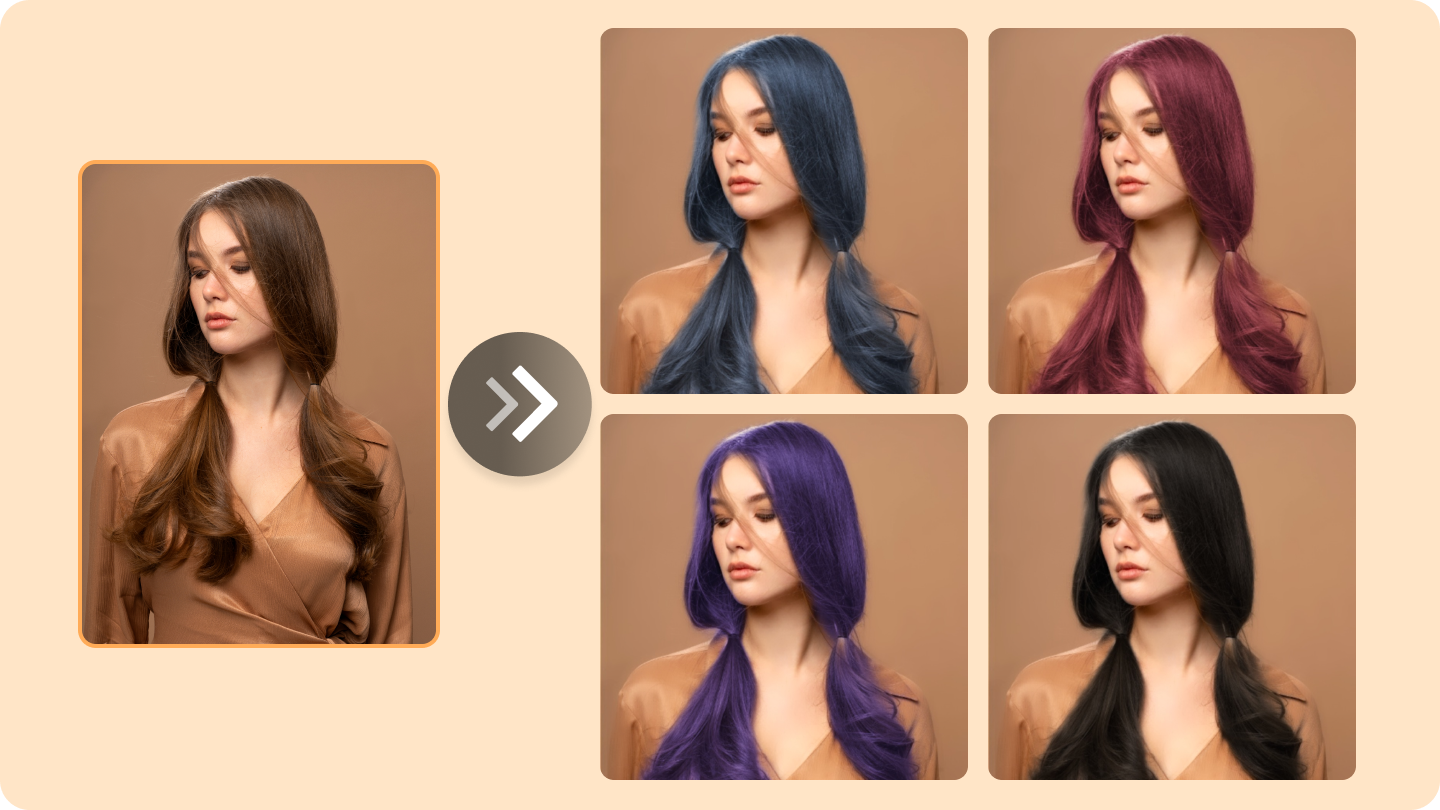 virtual hair color try on