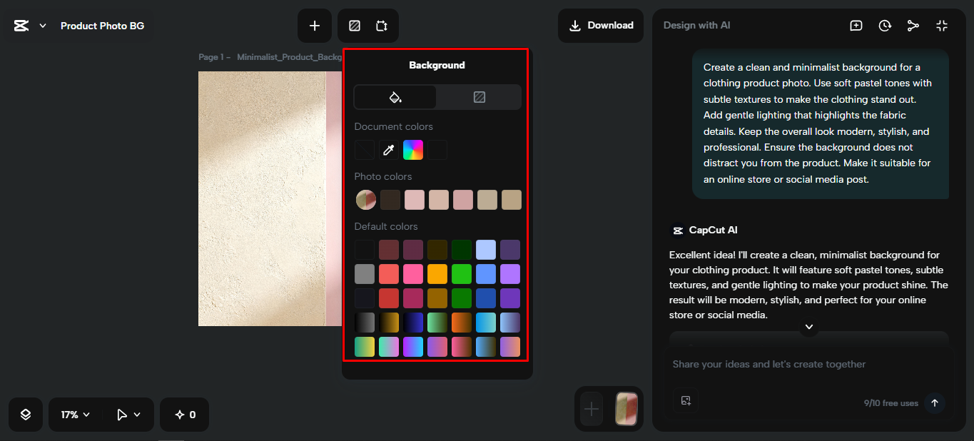 Using editing tools in the CapCut desktop video editor