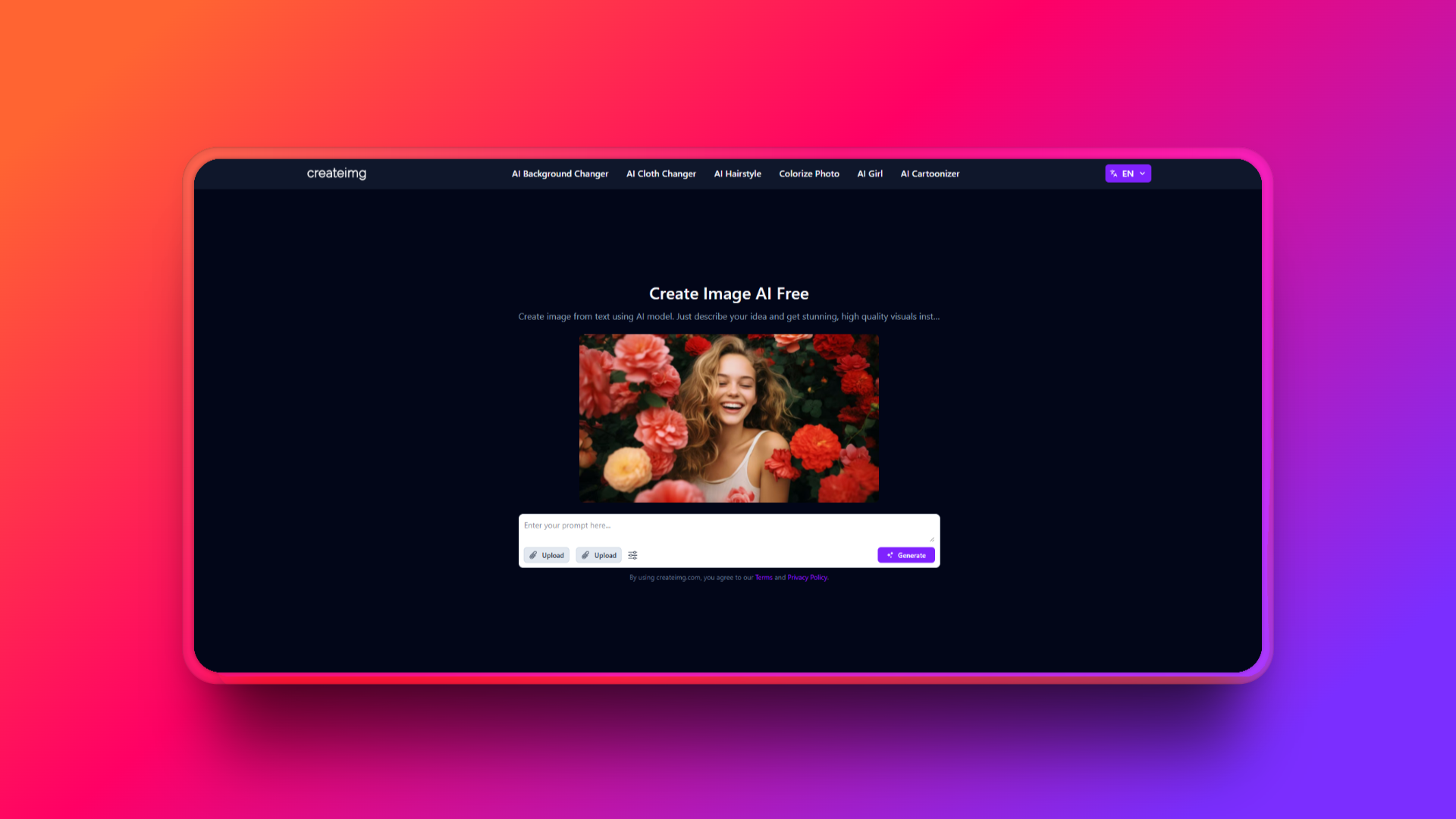 Generando arte de uñas con CreateImg
