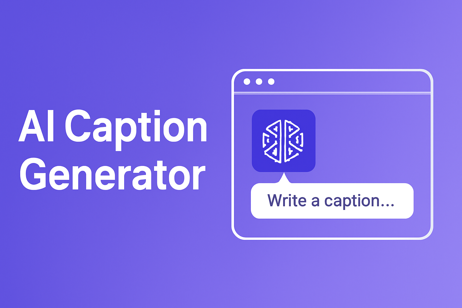 AI caption generator