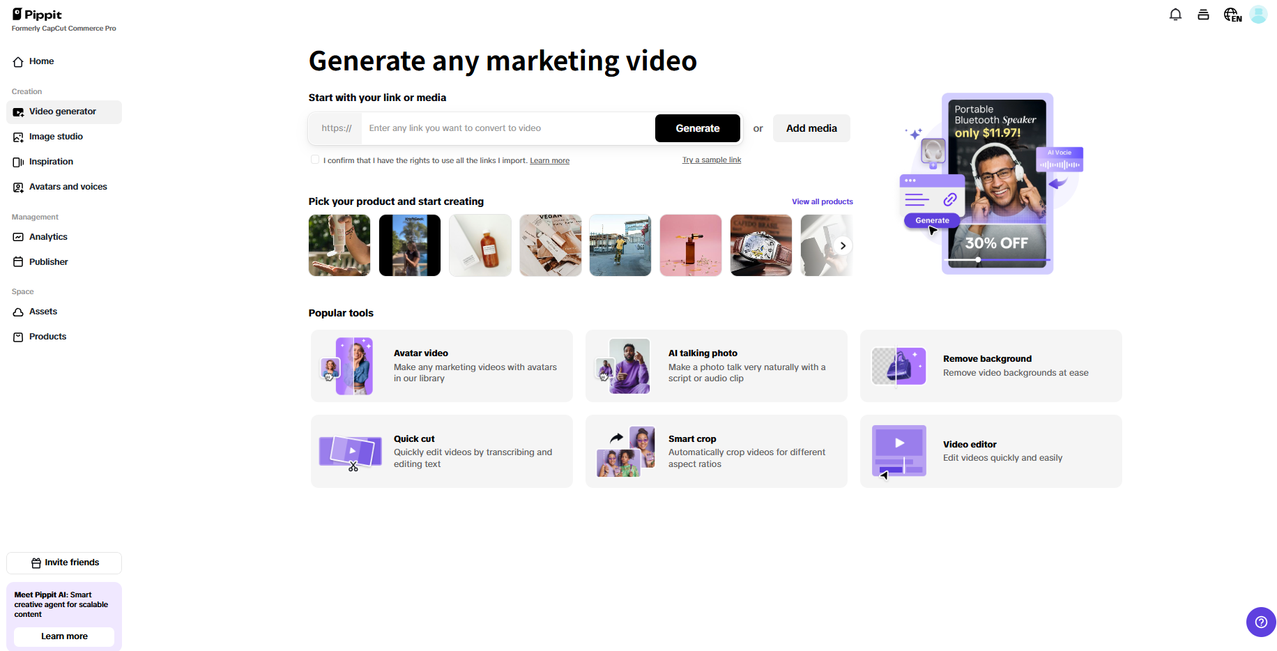 AI video generation with customized scripts