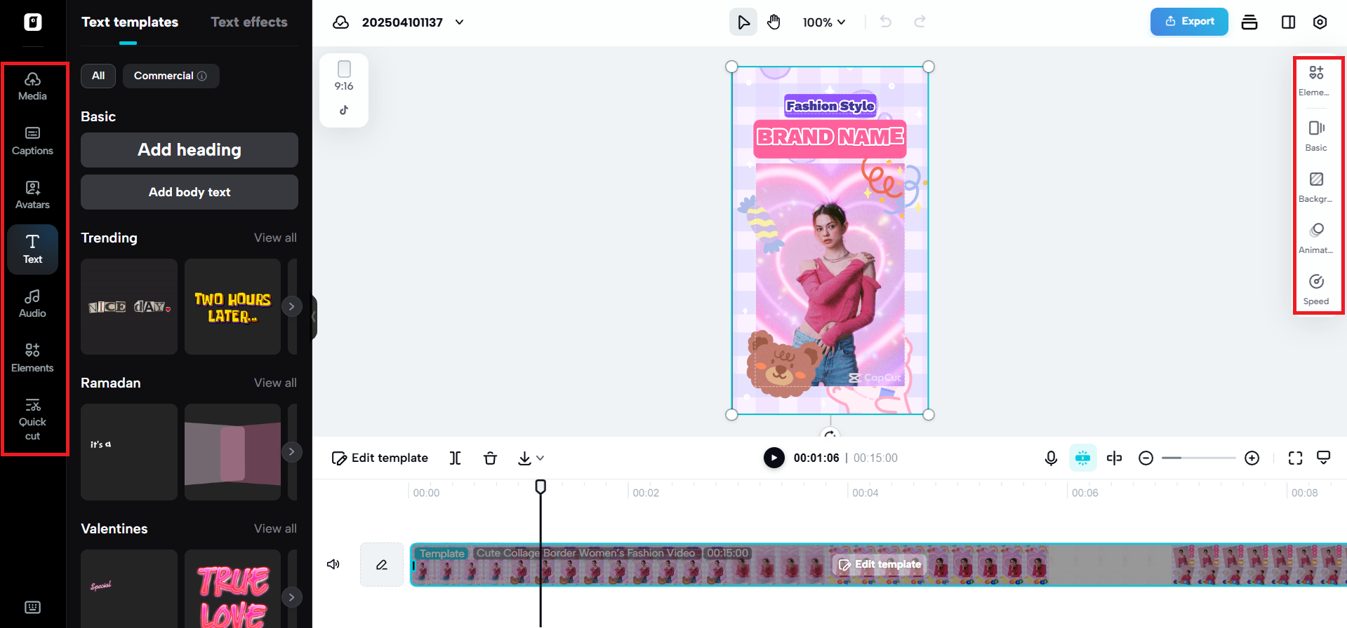Personalize com várias ferramentas e recursos
