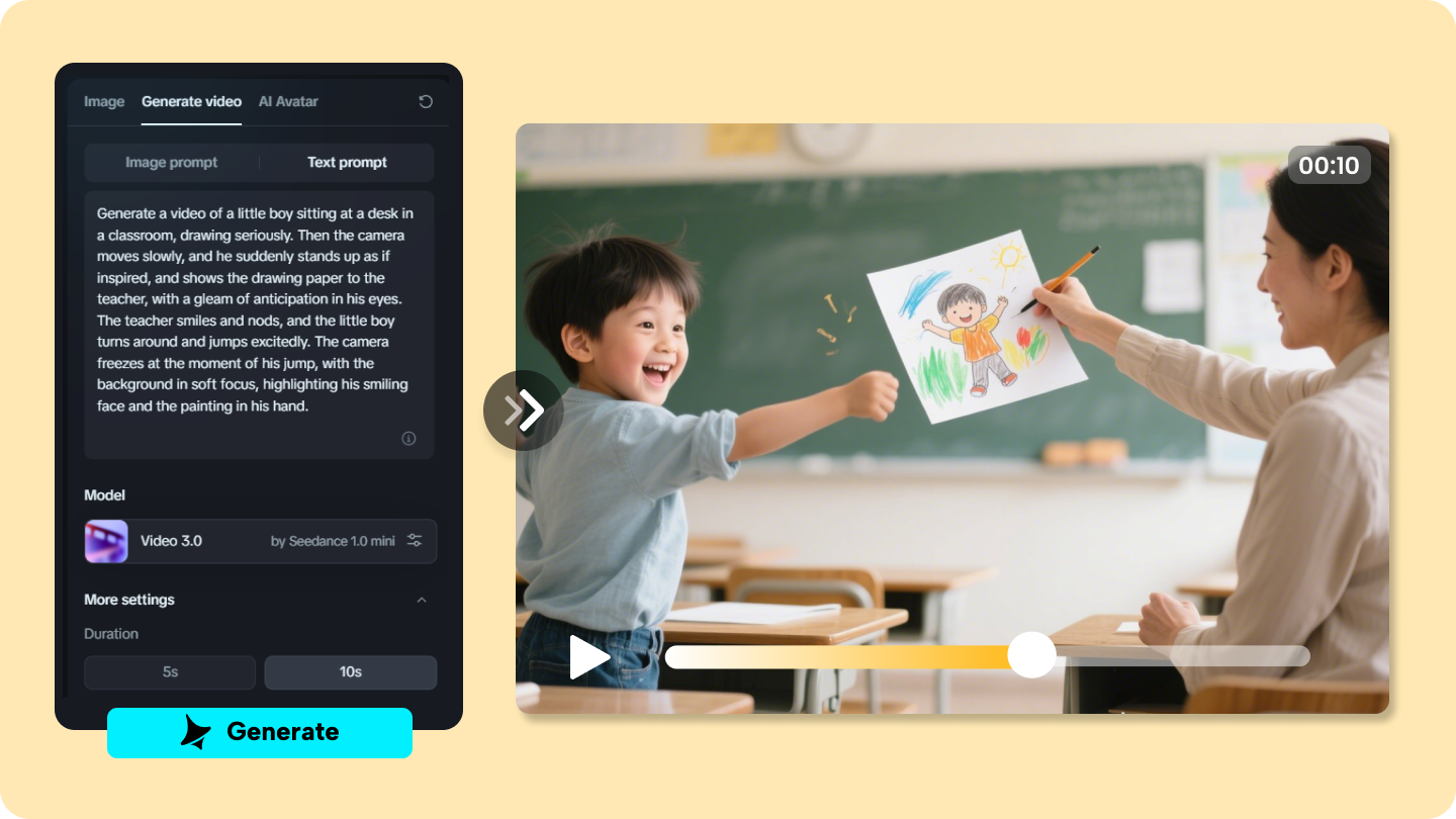 Script para vídeo ai grátis sem marca d 'água
