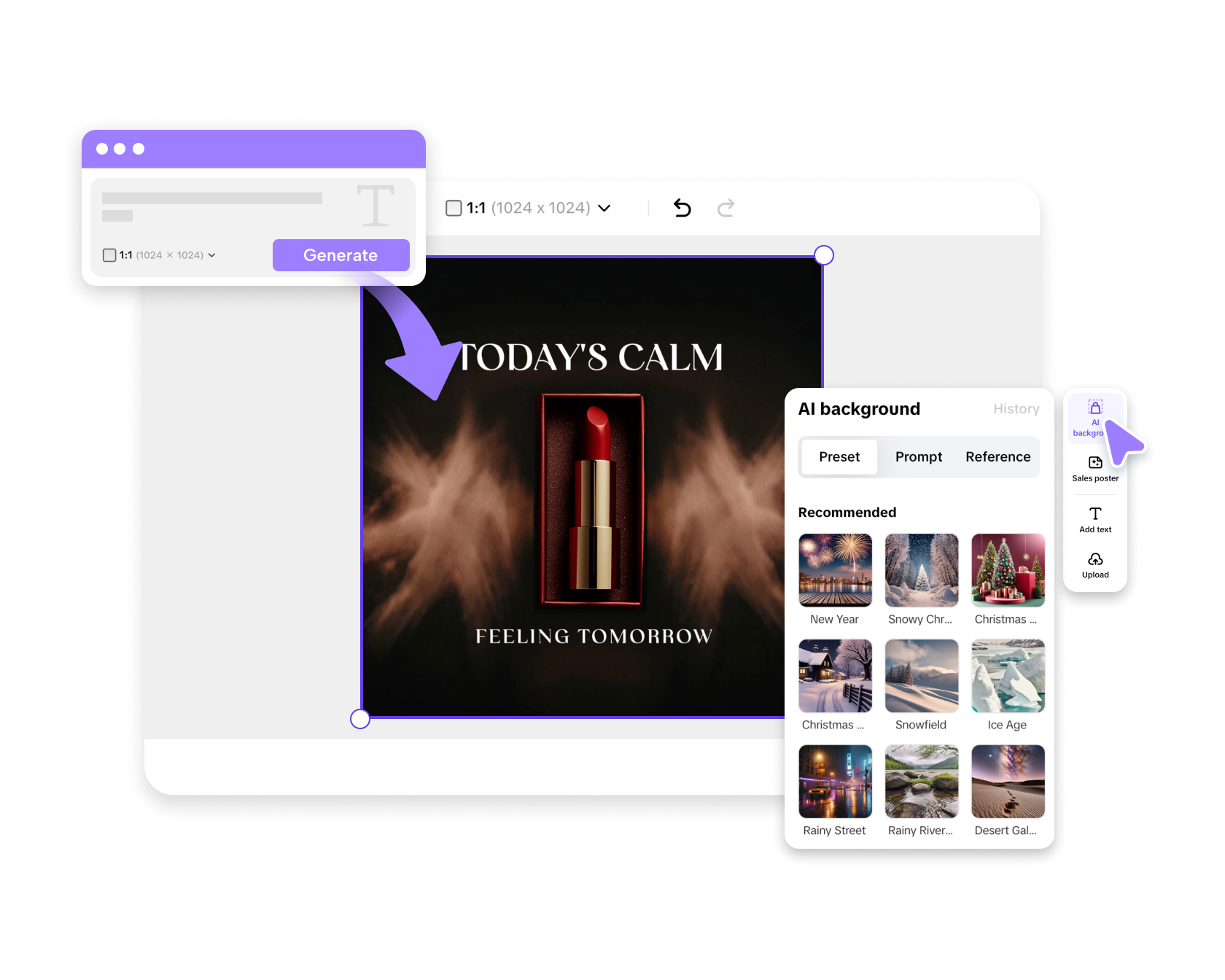 A collage showcasing different effective CTA button designs with varied colors, shapes, and compelling copy examples