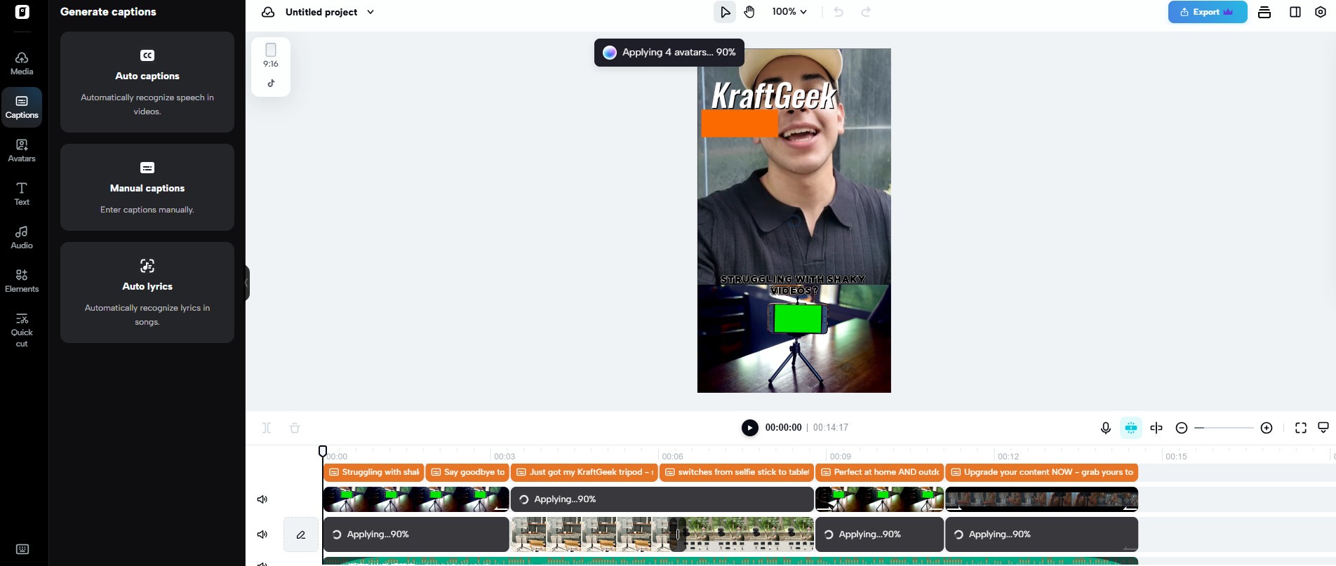 Edit and refine your video