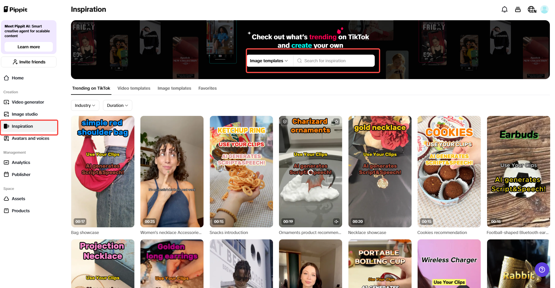 Kaydolun ve Pippit'e erişin