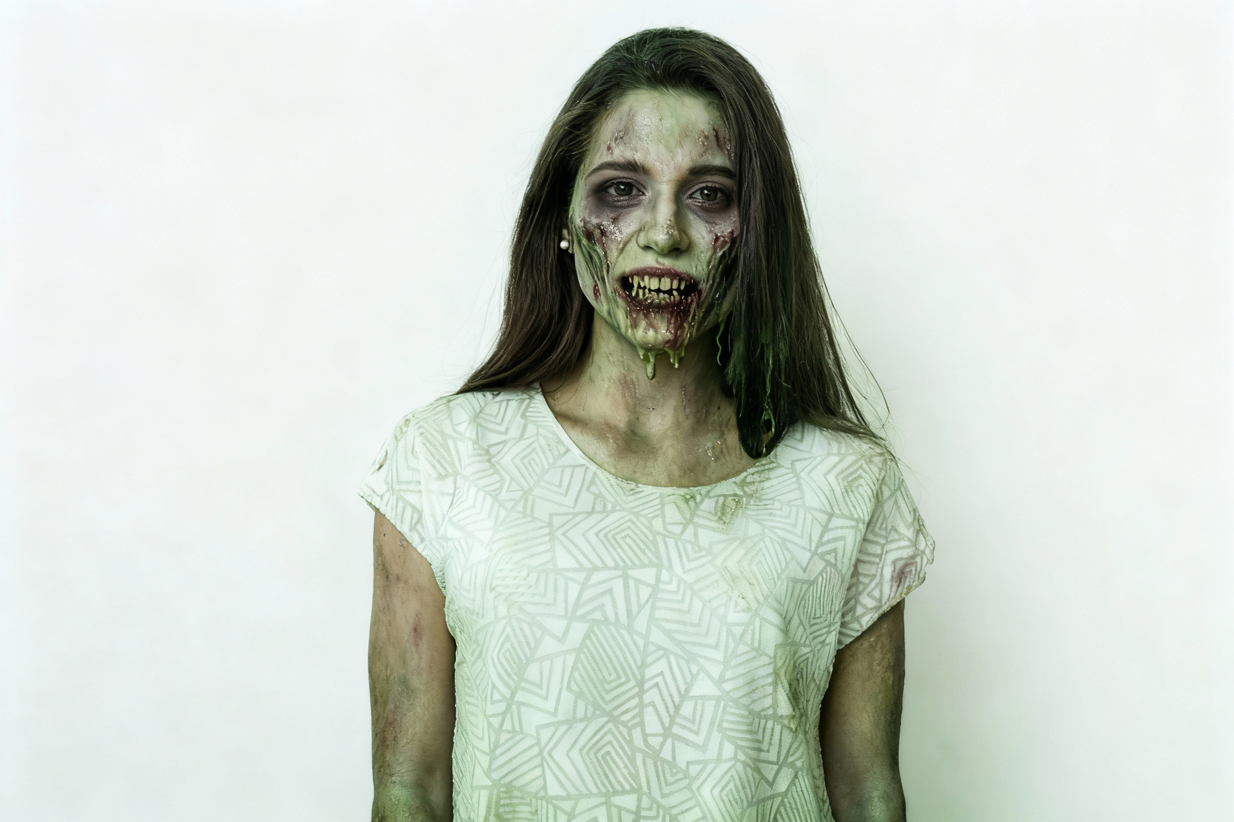 Zombie and flesh melt