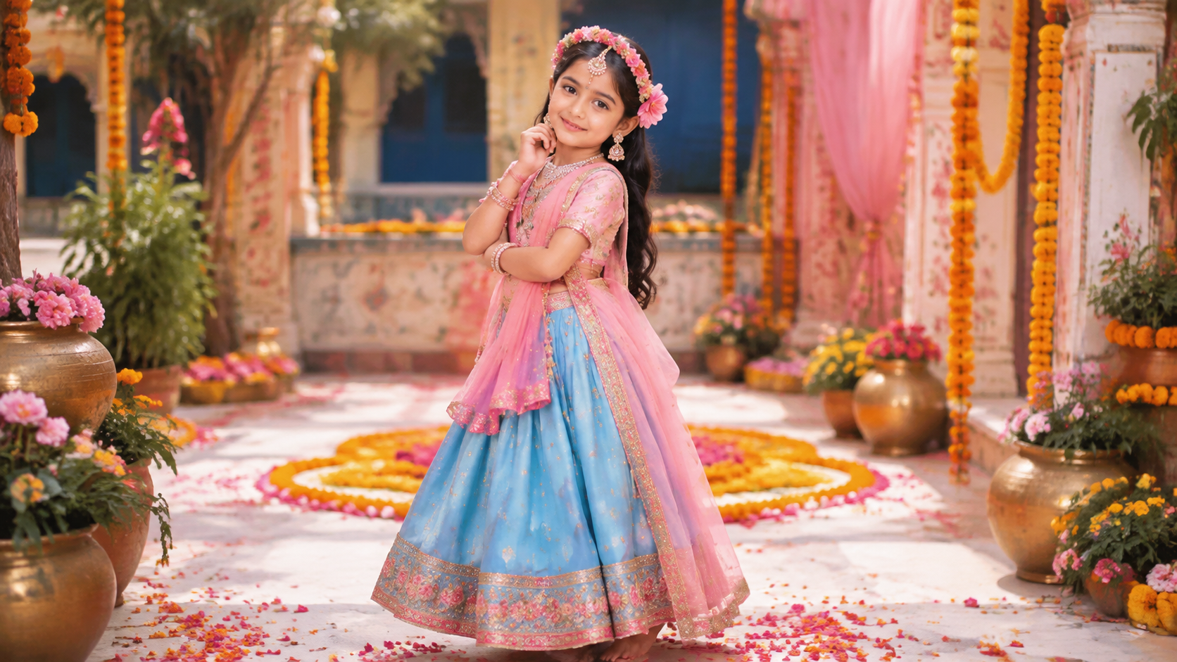 Radha Rani Pose for Girl hero image created for Dreamina