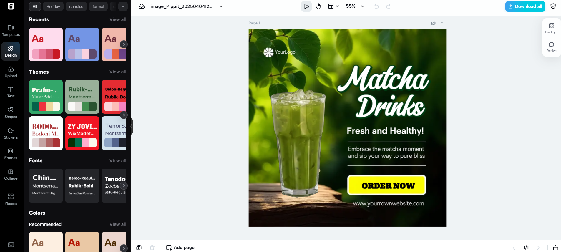 Library of design assets